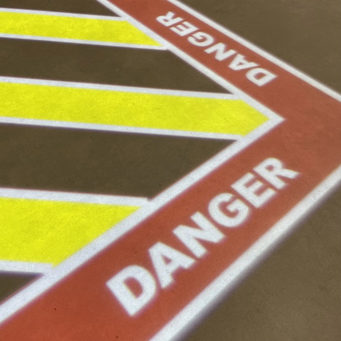 Edge of the Danger Sign