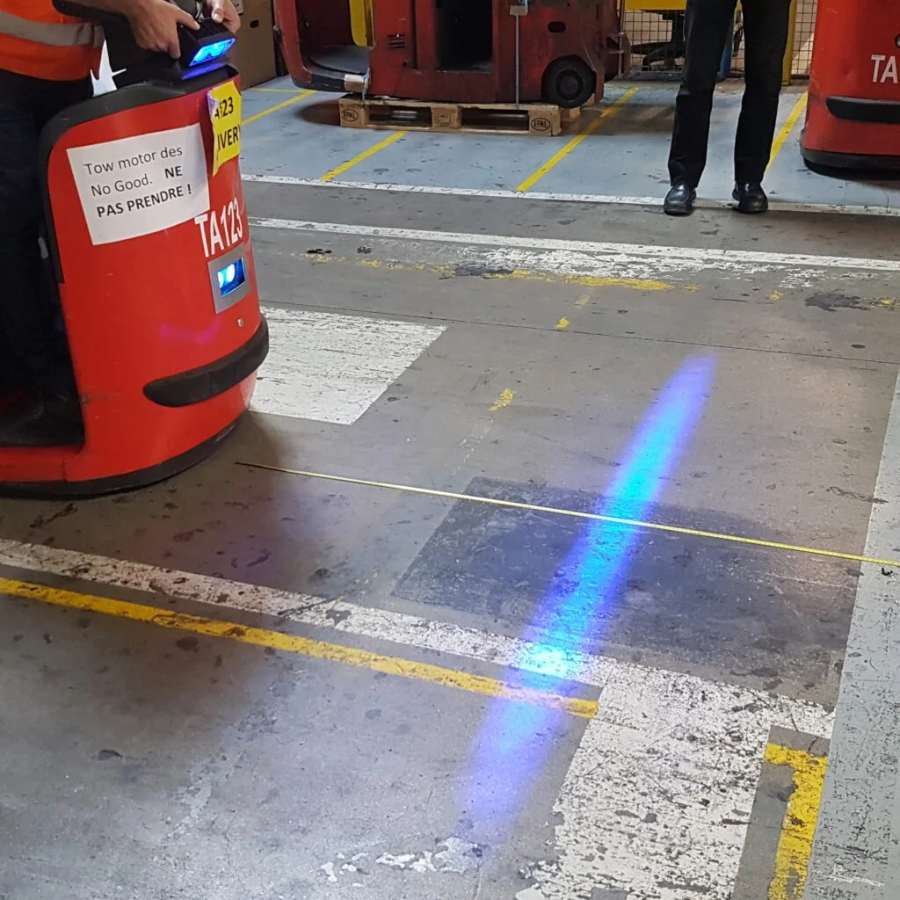 ForkCast is a powerful solution that projects highly-visible safety signs