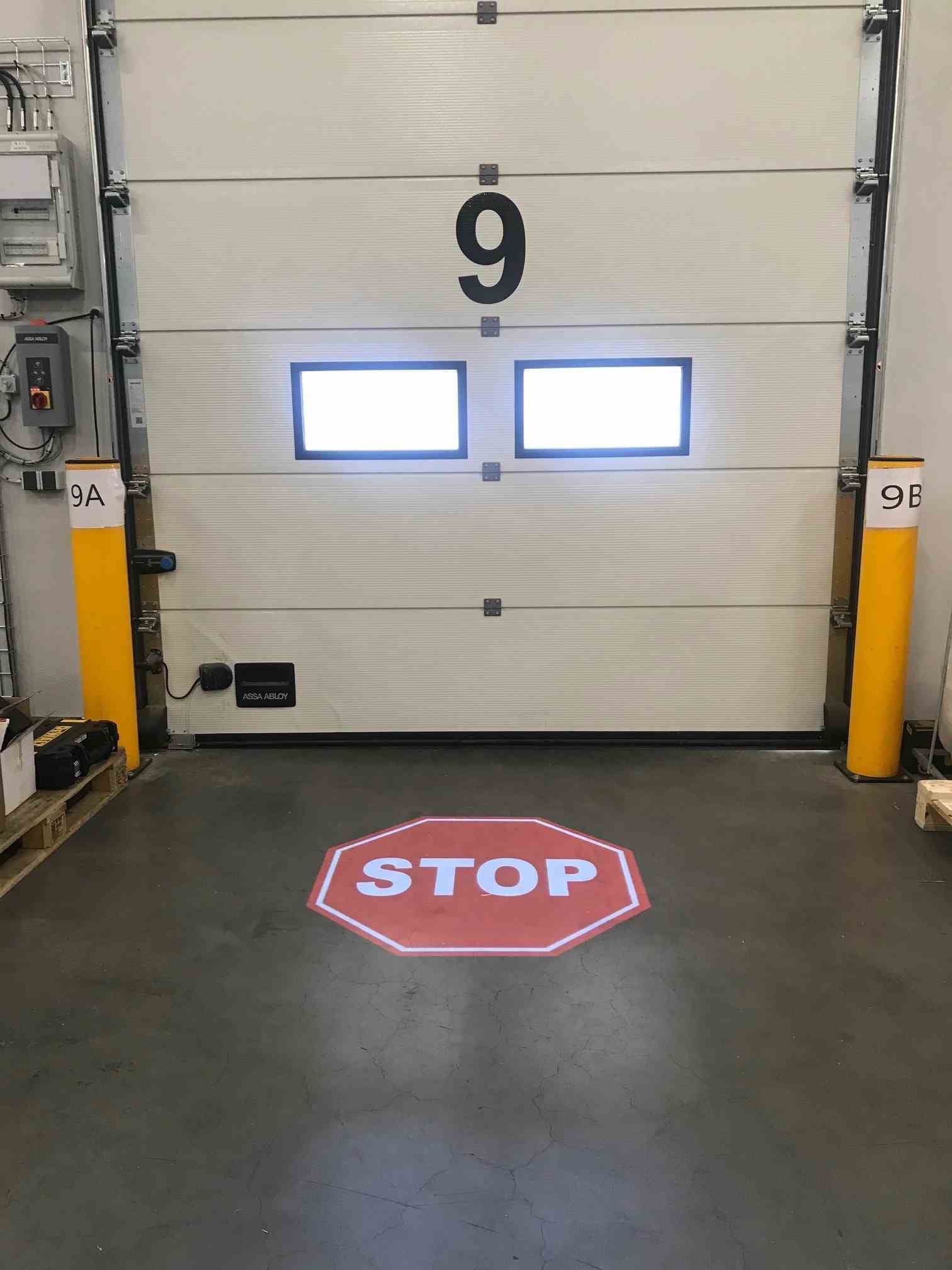 SafetyCast Projected "Stop" Sign