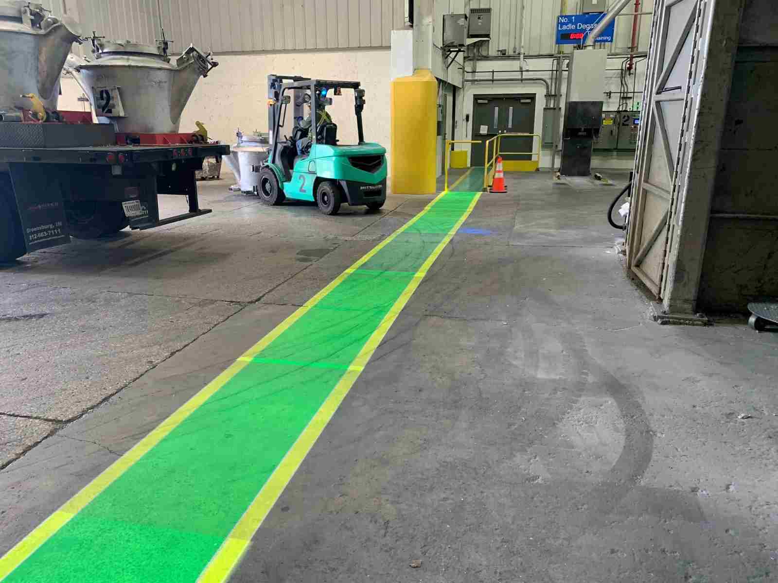 SafetyCast Projected Walkway