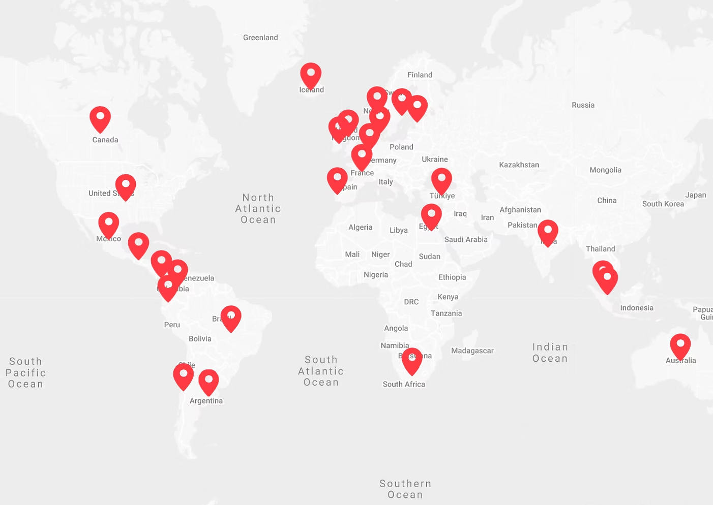 Distributor map
