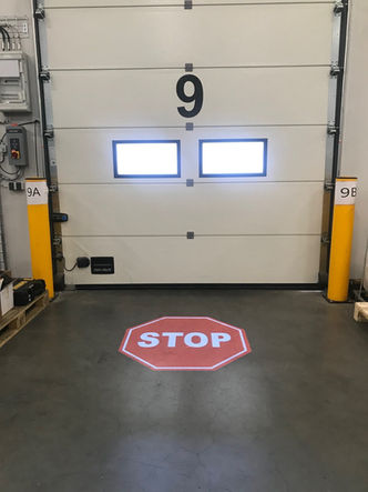 SafetyCast Projected Sign - STOP